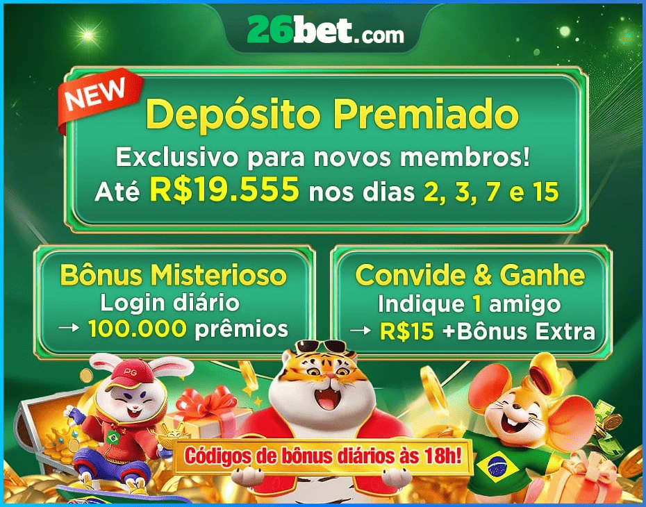 Formulário registro 26BET